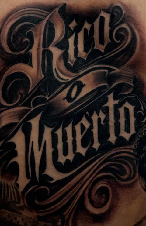 Blackwork work by Grade A Artists