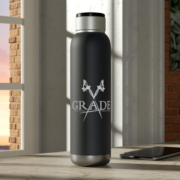 Grade A Tattoos Soundwave Copper Vacuum Audio Bottle 22oz