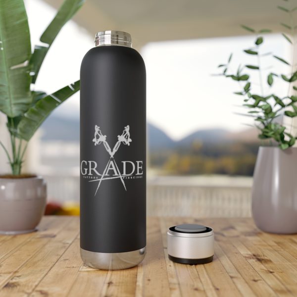 Grade A Tattoos Soundwave Copper Vacuum Audio Bottle 22oz